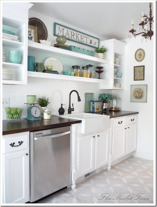 17 blue white cute painted kitchen blue white cute painted kitchen