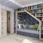 bespoke bookshelves reading nook