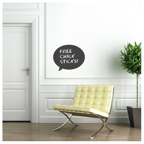 Chalk board Speech Bubble Decal Chalk board Speech Bubble Decal