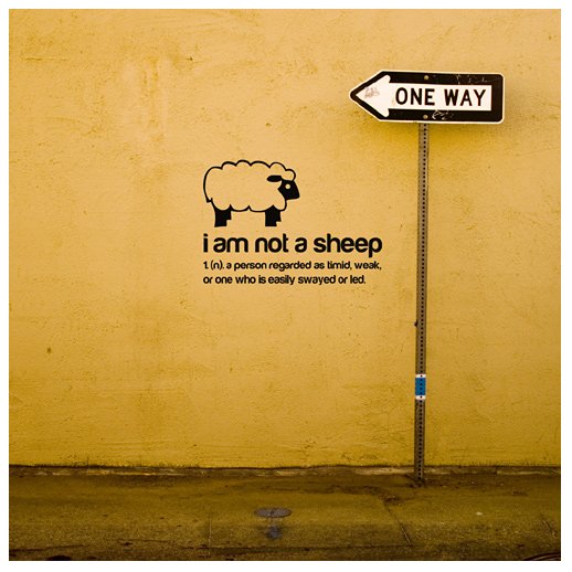 I am not a sheep decal I am not a sheep decal