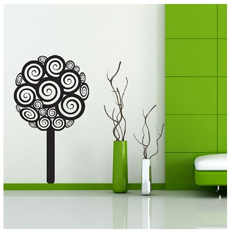 Swirly tree decal Swirly tree decal