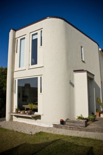 Irish architecture curved building facade Irish architecture curved building facade