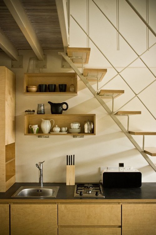 white neutral wood understair kitchen storage white neutral wood understair kitchen storage