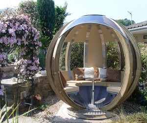 sphere pod spherical garden rooms