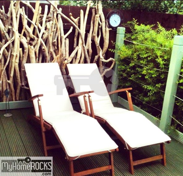 My Home Rocks Tours The Howarth's DIY Driftwood Fence My Home Rocks