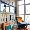 black taupe eclectic lounge