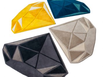 bev hisey gem collection diamond rugs