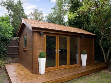 Multifunctional garden room structure shed hut outhouse
